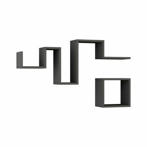 2 db-os falipolc szett, antracit kép