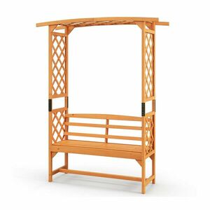 Fenyő rózsalugas paddal kép