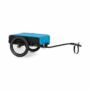KLARFIT Companion, rakomány utánfutó, 40kg/50liter, kerékpár utánfutó, kézikocsi, fekete kép