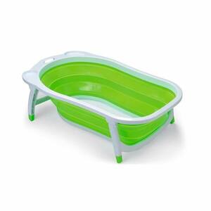 Babify Összecsukható fürdőkád szappantartóval újszülötteknek és csecsemőknek, BPA mentes, lányoknak és fiúknak 0-5 éves korig kép