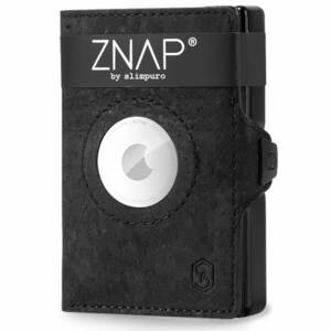 Slimpuro ZNAP Airtag Wallet, 12 kártya, érmés rekesz, 8, 9 x 1, 8 x 6, 3 cm (Sz x Ma x Mé), RFID-védelem kép