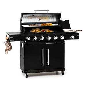 Klarstein Valdosta 6.1, gázgrill, 6+1 égő, összteljesítmény 19, 3 kW kép