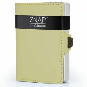 Slimpuro ZNAP, vékony pénztárca, 12 kártya, érmetartó, 8, 9 x 1, 8 x 6, 3 cm (SZ x M x M), RFID védelem kép