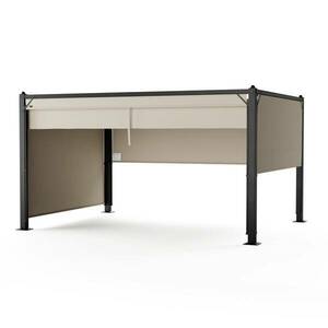 Blumfeldt Pantheon Cortina pavilon 3x4 m, időjárásálló, alumínium, porfestett, redőnyök kép