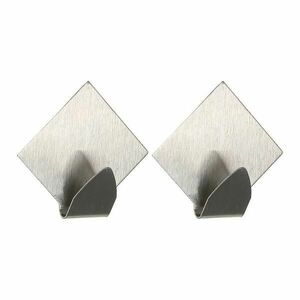 Horog fém ezüst 2 db ST0064A kép