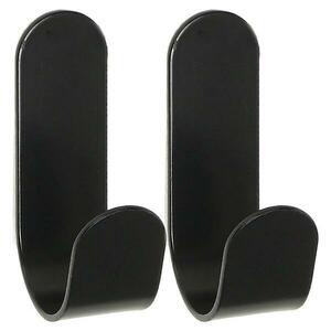 Horog fém fekete 2 db SHK0062B-A kép