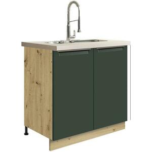 Konyhaszekrény Glamour12d Green kép