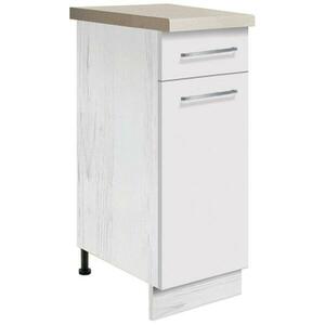 Konyhaszekrény Creativa 1D fehér kép