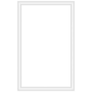 Dekoratív keret JX276 Pure White 40x60 cm kép