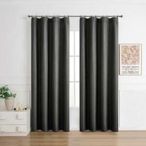 Függöny ráncoló szalagon NORI 005/185GSM 140x250 szürke kép