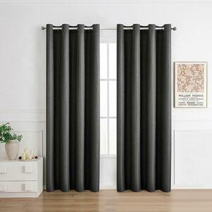 Függöny fémkarikával NORI 005/185GSM 140x250 szürke kép