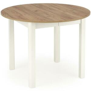 Asztall Ringo 102x142 lap/mdf – tölgy craft/fehér kép