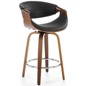 Bárszék H123 dió/fekete kép