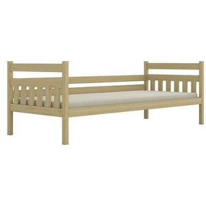 Ágy Dawid standard 80x200 természetes, lakkozott kép