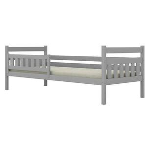 Ágy Dawid standard + korlát 80x180 szürke kép
