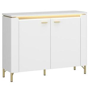 Komód Lazio LAZK01 U008/U080 2D fehér/fehér alpesi kép