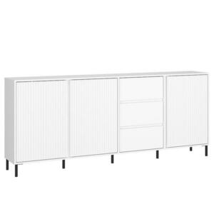 Komód Avenale AVEK02 U008 3D3S fehér/fehér alpesi kép