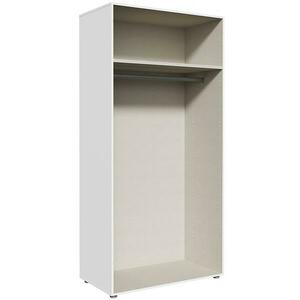 Szekrénytest Moduklix 99, 4x204, 5 fehér kép