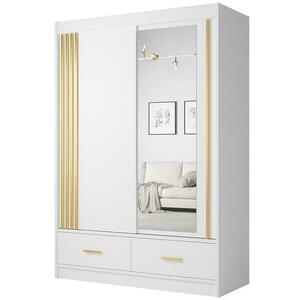 Szekrény Canada Ca-25-150 Fehér U. Aranysárga kép