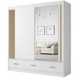 Szekrény Canada Ca-25-200 Fehér U. Aranysárga kép