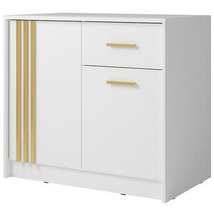 Komód Canada Cy-25 Fehér U. Aranysárga kép