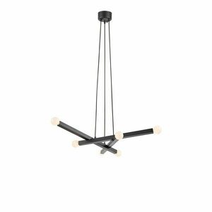 Fekete fém függőlámpa Stack – Markslöjd kép