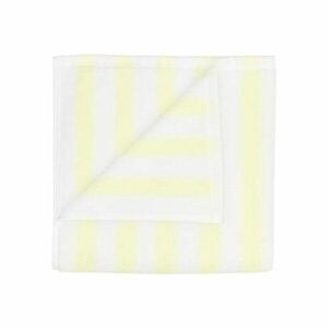 Világossárga-fehér frottír bio pamut törölköző szett 2 db-os 30x50 cm Arto – Blomus kép