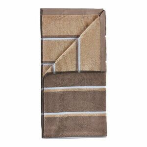 Barna-bézs pamut törölköző 50x100 cm Sauna – Zone kép