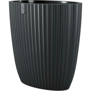 Virágcserép Mika Elipsa 60 antracit 5085-014 kép