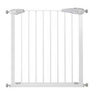 Springos állítható Biztonsági kapu 75-99cm - Fehér kép