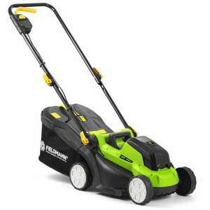 Fieldmann FZR 70335-A 2x20V Akkumulátoros Fűnyíró, Zöld-Fekete kép