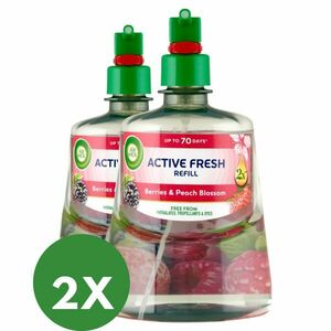 Air Wick Active Fresh Erdei gyümölcs és barackvirág utántöltő aut... kép