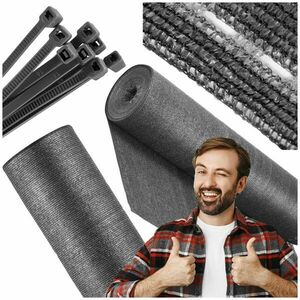 Sn0069 világos antracit árnyékoló háló 185 g/m2 1, 5 x 10 m kép
