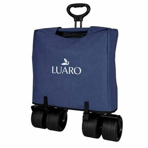 LUARO strandszállító kocsi, összecsukható napellenzővel és hálóva... kép