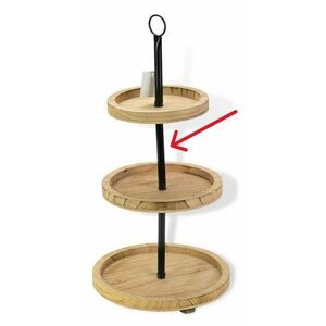 Újszerű! - Fa kínálótál 3 szintes kép