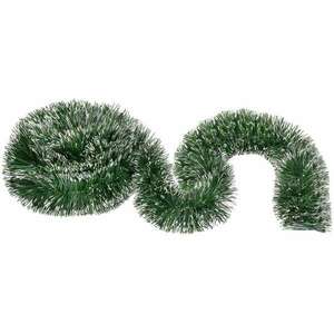 Springos Karácsonyfa Girland 3m - zöld/fehér kép