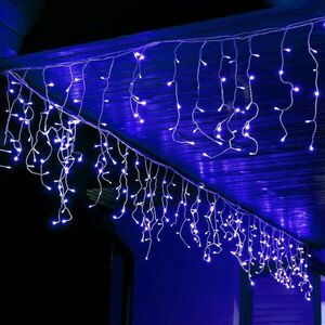 Springos - LED Fényfüggöny - Kék - 20m - 500 LED kép