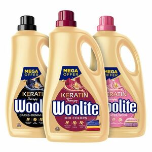Woolite Keratin Therapy fruity mosószer csomag színes és sötét ru... kép