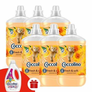 Coccolino Orange Rush Öblítő koncentrátum 408 mosás 6x1700ml + Aj... kép