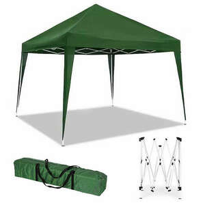 ModernHome összecsukható kerti Pavilon 3x3m - Zöld kép
