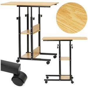 Springos állítható magasságú mobil Íróasztal 73-85x40x80cm kép