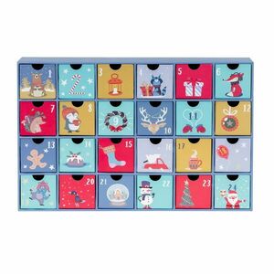 Ca1507 Adventi naptár 39 x 7 x 25 cm kép