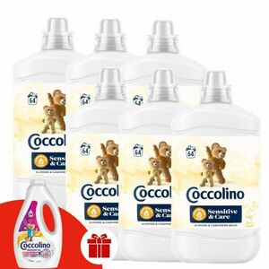 Coccolino Sensitive Almond Öblítő koncentrátum 512 mosás 6x1600ml... kép