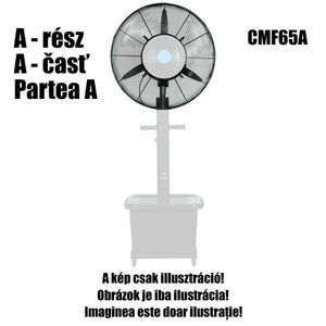 HOME CMF65A párásító ventilátor rácsok és ventilátor lapát kép