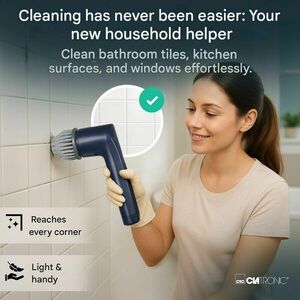Clatronic ERB 3815 Újratölthető Felülettisztító Kefe - 8 fejjel, ... kép