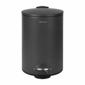 Antracitszürke acél pedálos szemetes 3 l Tubo – Blomus kép