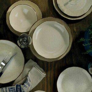 Porcelán étkészlet, 24 db-os, Törtfehér - PROVENCE - Butopêa kép