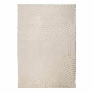 Szőnyeg, körvonalakkal mintázott, világosbarna, poliészter, 200x290 cm - VOLANTE - Butopêa kép