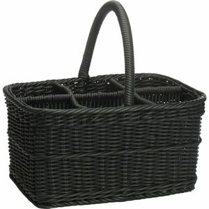 Westmark kosár 6 palack számára 38 x 29 x 20 cm, fekete kép