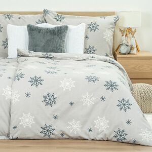 4Home Snow Romance Flanel ágyneműhuzat, 220 x 200 cm, 2 db 70 x 90 cm, 220 x 200 cm, 2 db 70 x 90 cm kép